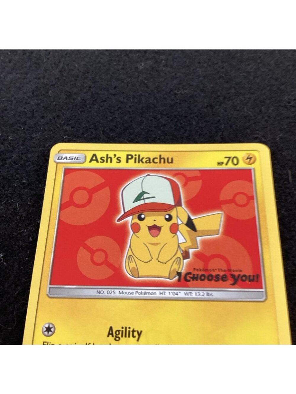 Ash's Pikachu SM109 Sun Moon Pokemon TCG Card Regular 2019 Promo I Choose You - Picture 3 of 15